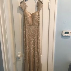 Beaded Gown Worn One Time!